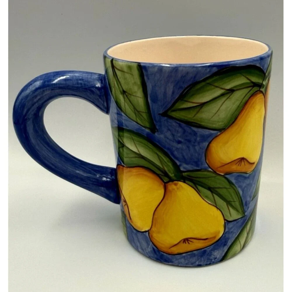 Pier 1 Pear Design Coffee Cup